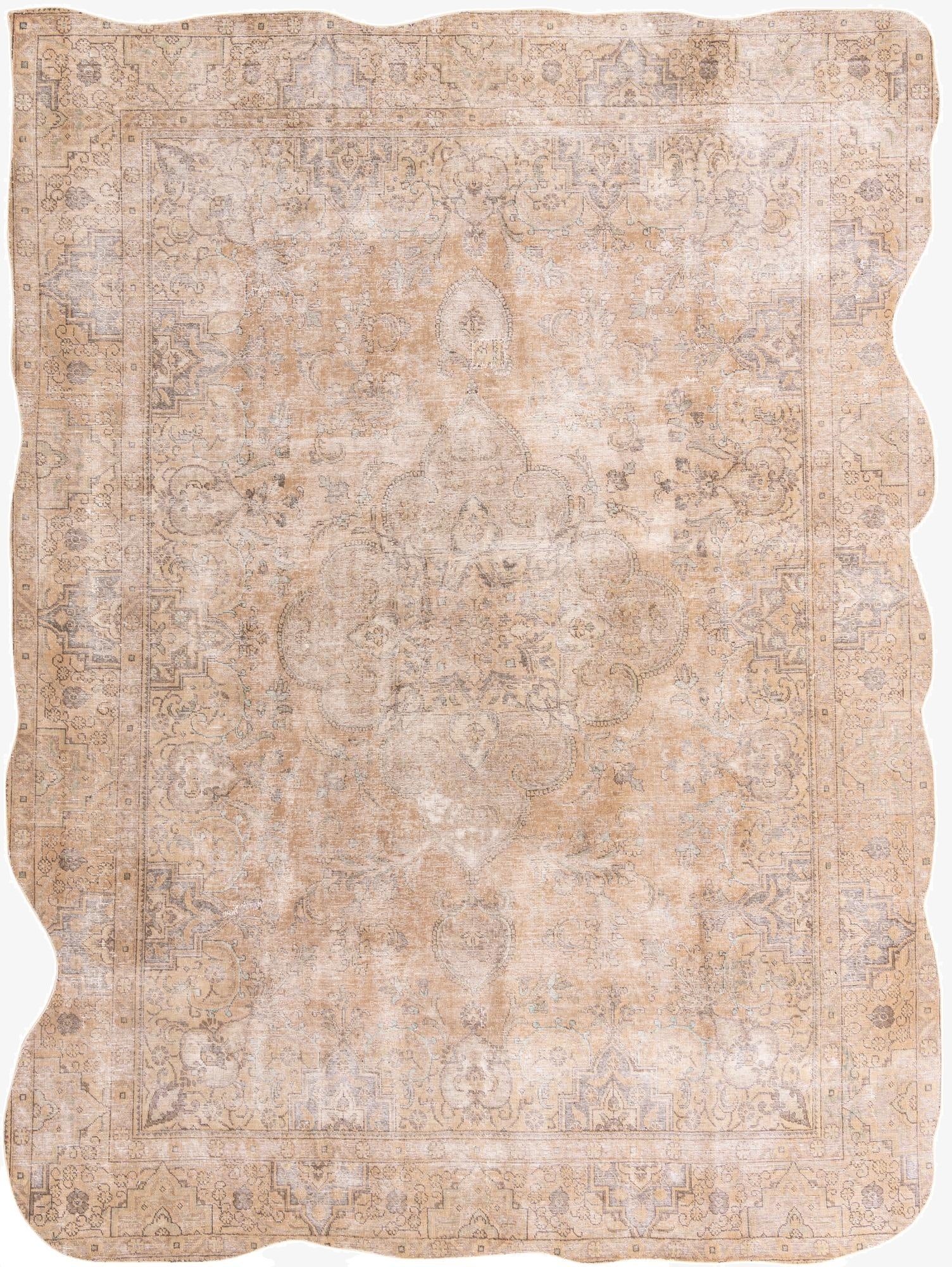 Primary image 9' 6 x 12' 10  Hand Knotted Ultra Vintage Persian Wool Rug