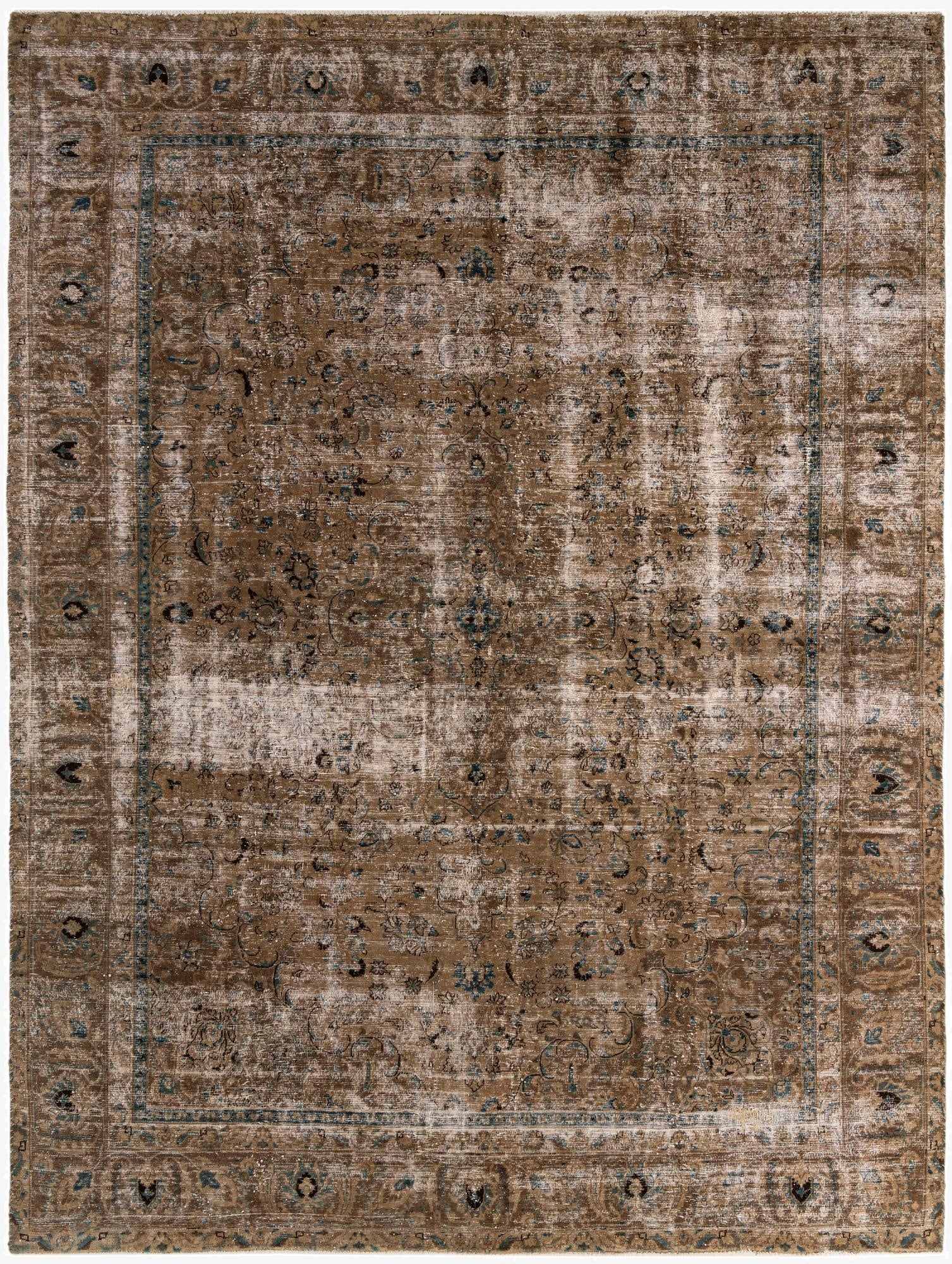 9' 2 x 15' 3  Hand Knotted Ultra Vintage Persian Wool Rug