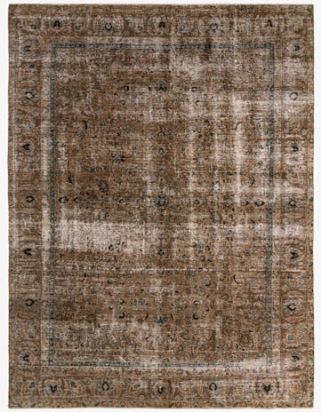 9' 2 x 15' 3 Hand Knotted Ultra Vintage Persian Wool Rug