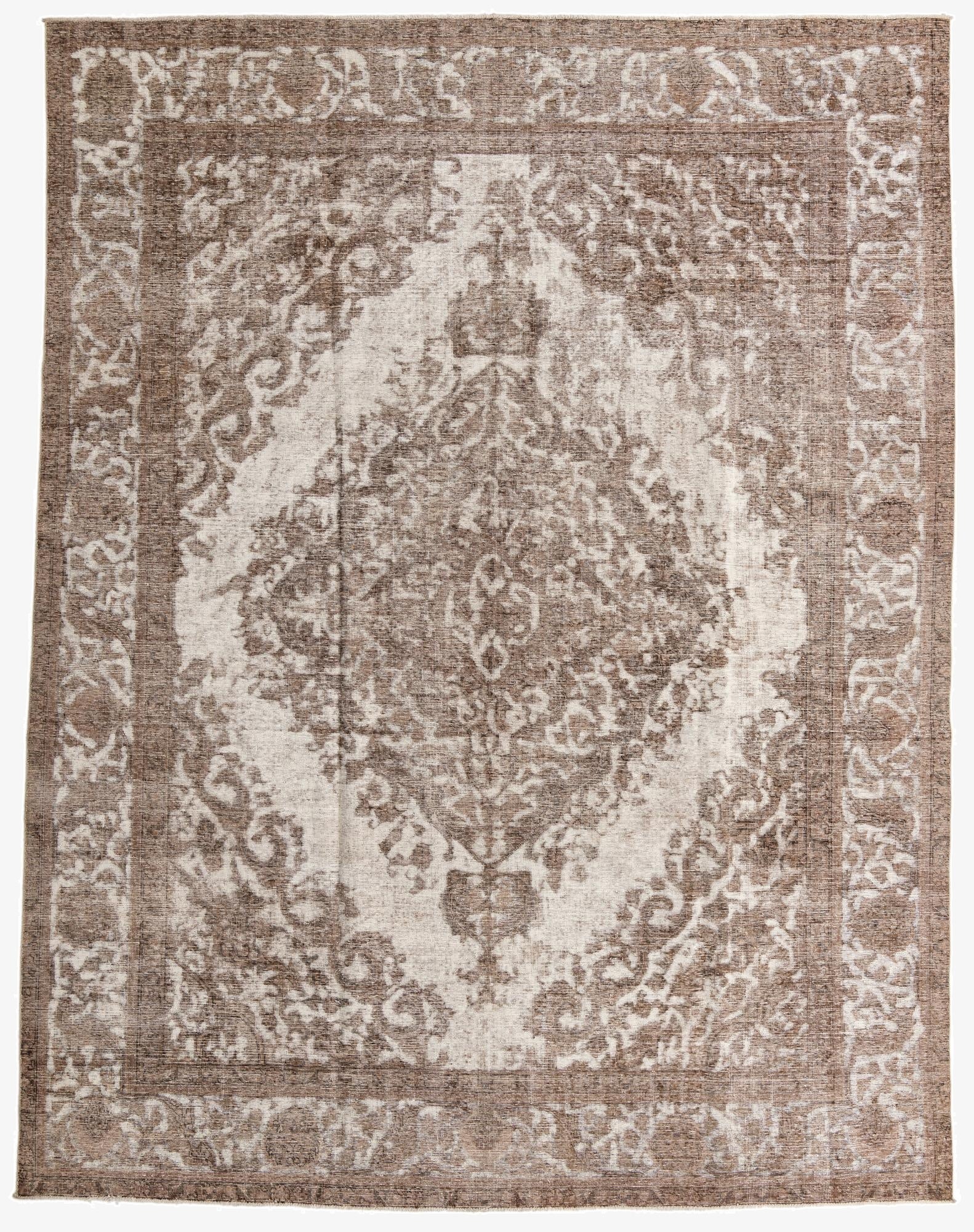 9' 7 x 12' 4  Hand Knotted Ultra Vintage Persian Wool Rug