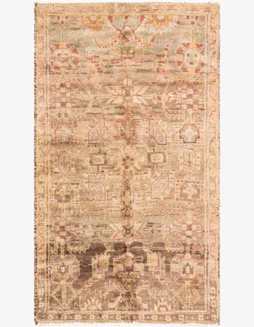 3' 1 x 5' 5 Hand Knotted Ultra Vintage Persian Wool Rug