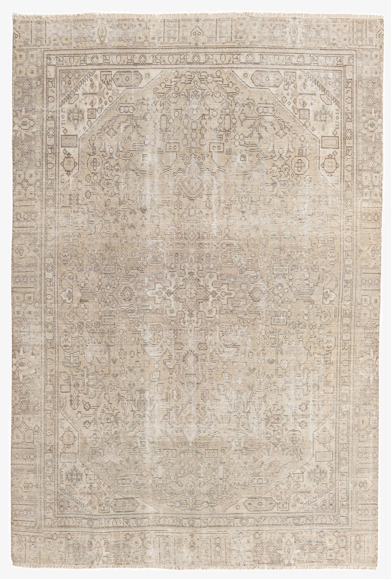 Primary image 6' x 8' 10  Hand Knotted Ultra Vintage Persian Wool Rug
