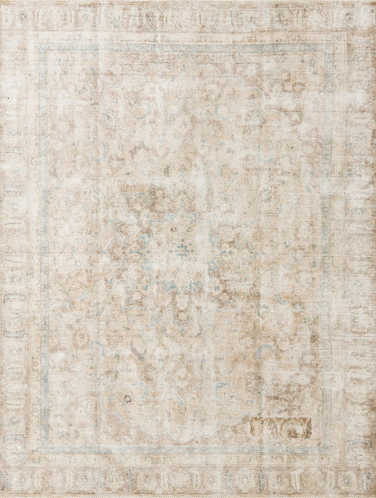 8' 7 x 11' 7  Hand Knotted Ultra Vintage Persian Wool Rug