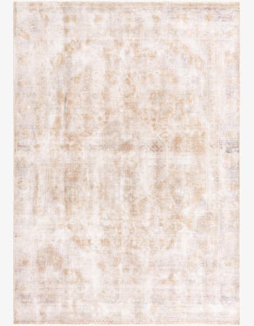 7' 6 x 10' 6 Hand Knotted Ultra Vintage Persian Wool Rug