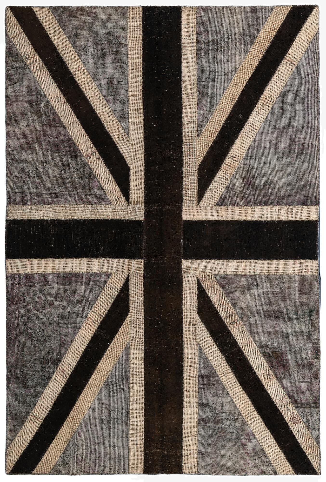 6' 7 x 10'  Hand Knotted Ultra Vintage Persian Wool Rug