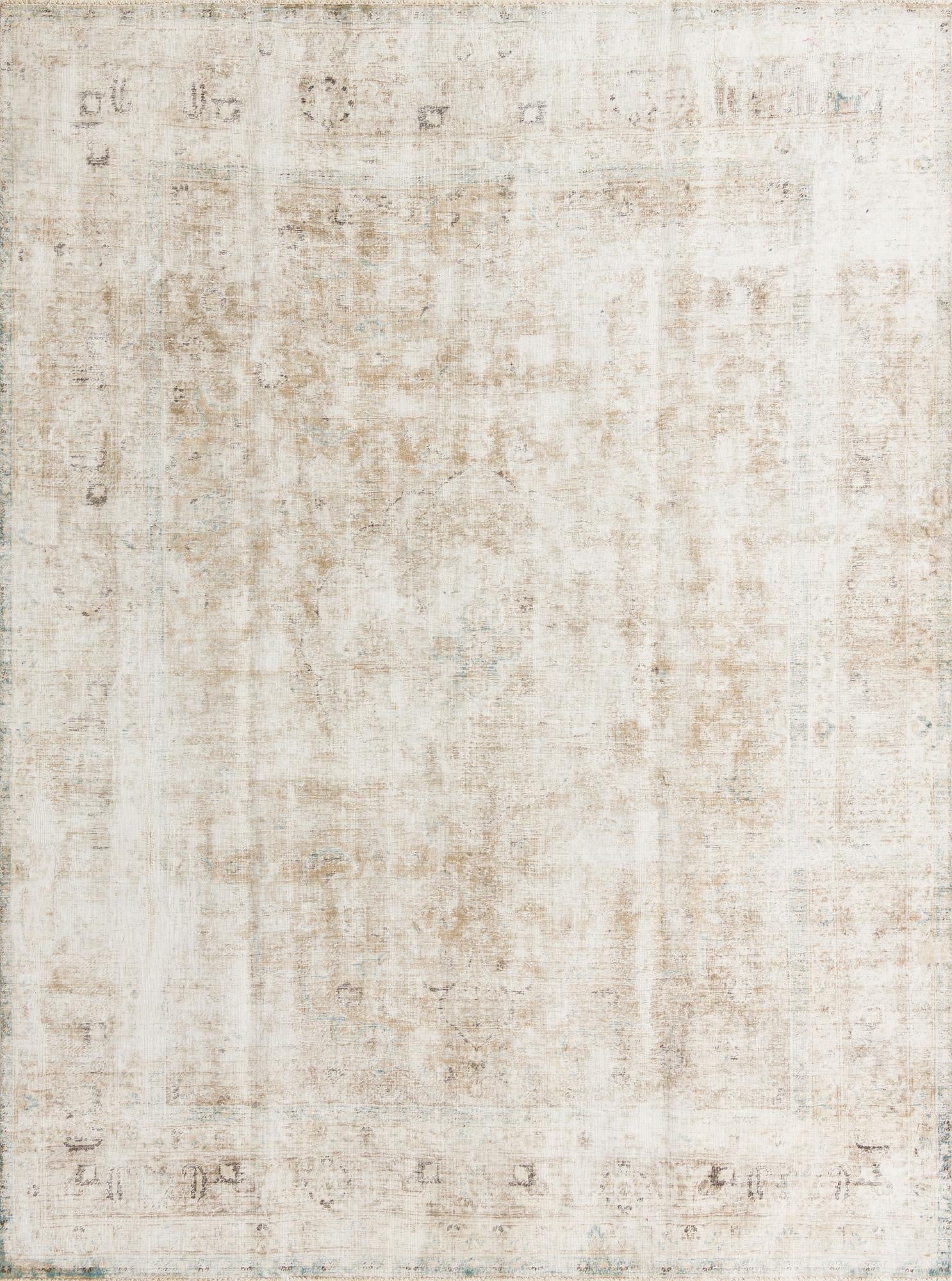 8' 7 x 11' 7  Hand Knotted Ultra Vintage Persian Wool Rug