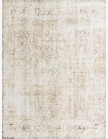 8' 7 x 11' 7 Hand Knotted Ultra Vintage Persian Wool Rug