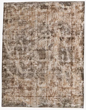 9' 10 x 12' 10 Hand Knotted Ultra Vintage Persian Wool Rug