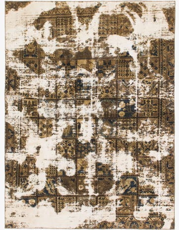 7' 5 x 10' Hand Knotted Ultra Vintage Persian Wool Rug