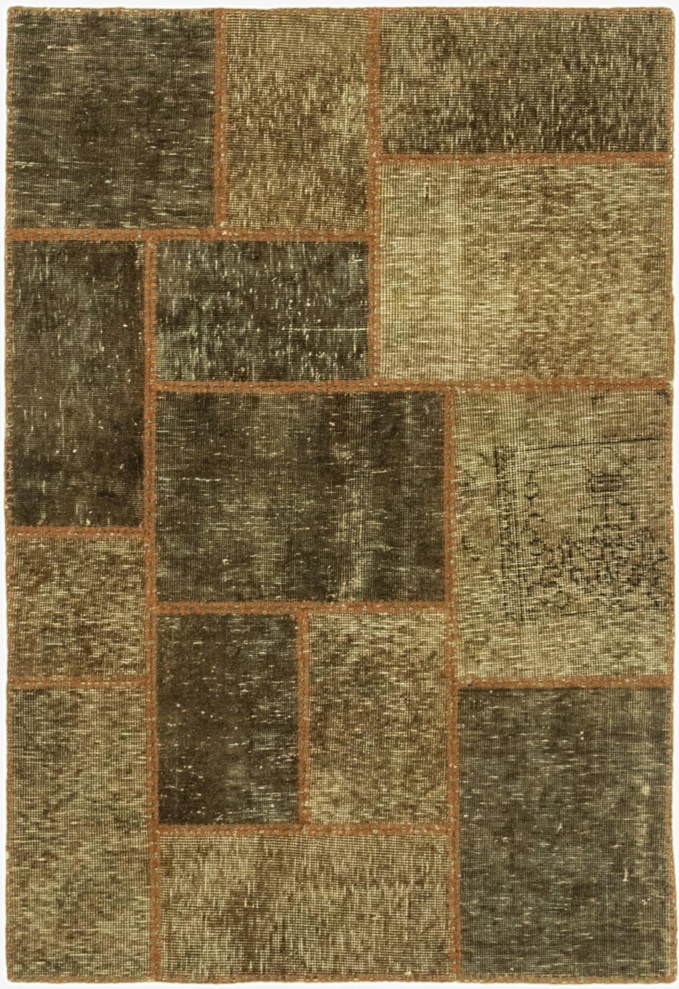 3' x 4' 2  Hand Knotted Ultra Vintage Persian Wool Rug