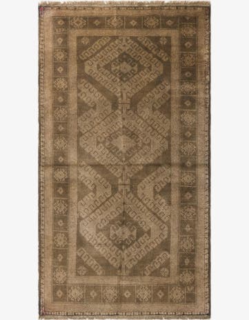 3' 5 x 6' 3 Hand Knotted Ultra Vintage Persian Wool Rug