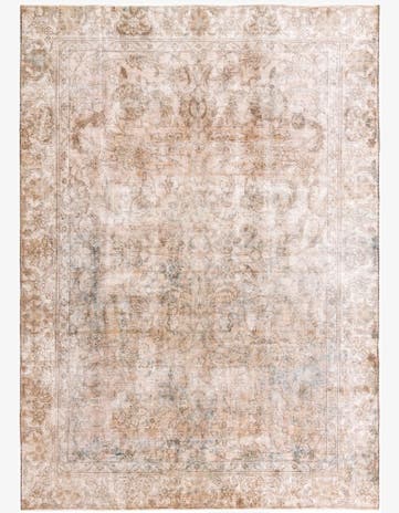 8' 2 x 11' Hand Knotted Ultra Vintage Persian Wool Rug