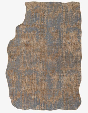 5' 2 x 7' 8 Hand Knotted Ultra Vintage Persian Wool Rug