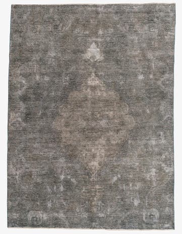 6' 9 x 9' 2 Hand Knotted Ultra Vintage Persian Wool Rug