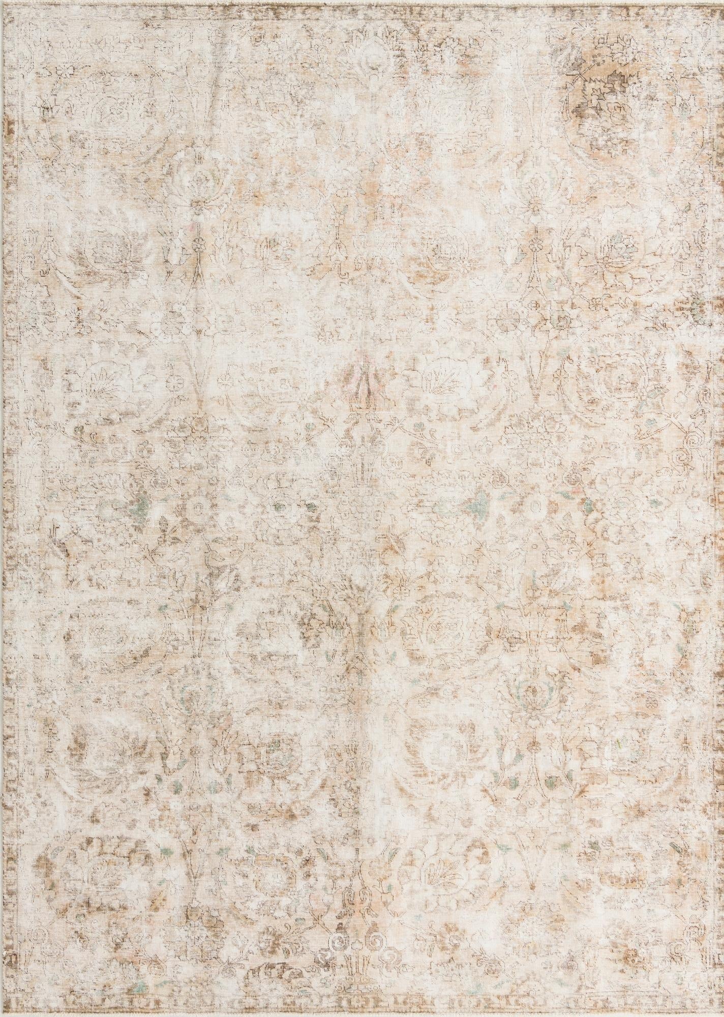 Primary image 7' 7 x 10' 8  Hand Knotted Ultra Vintage Persian Wool Rug