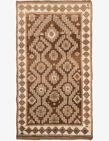 5' 6 x 9' 8 Hand Knotted Ultra Vintage Persian Wool Rug