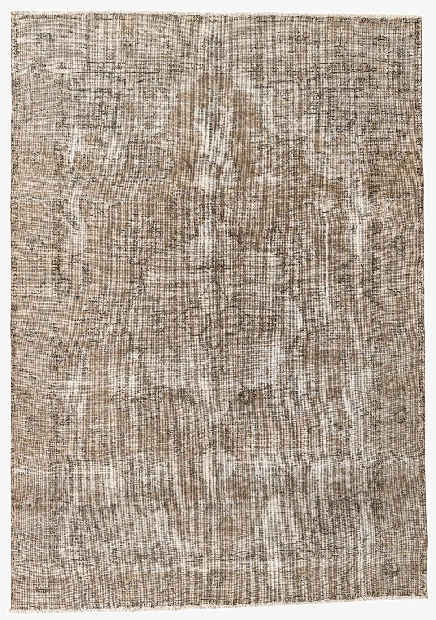 Primary image 6' 8 x 9' 4  Hand Knotted Ultra Vintage Persian Wool Rug