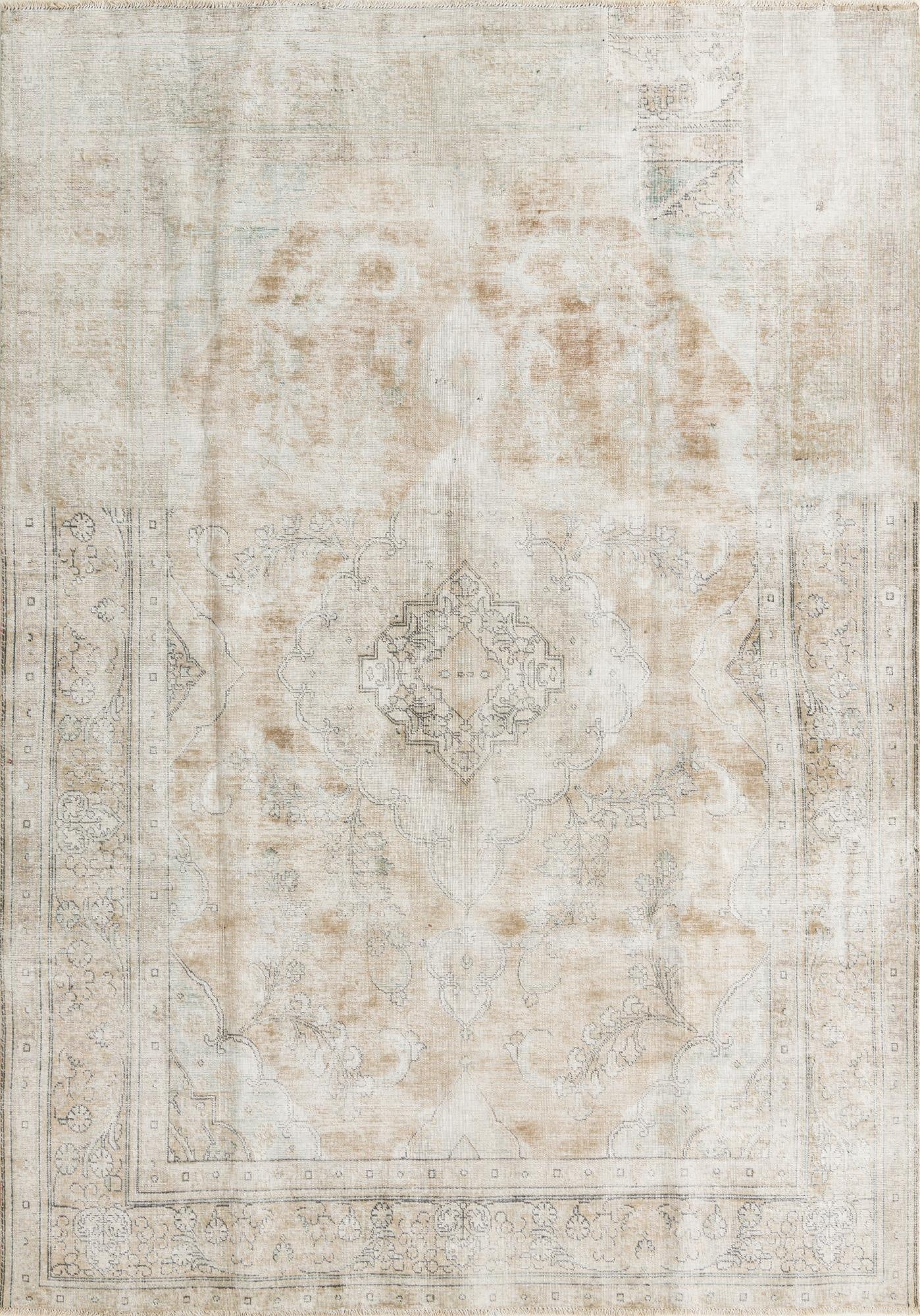 Primary image 7' 9 x 11'  Hand Knotted Ultra Vintage Persian Wool Rug