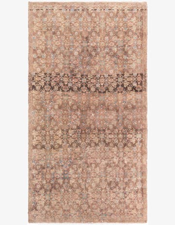 4' 6 x 8' 6 Hand Knotted Ultra Vintage Persian Wool Rug