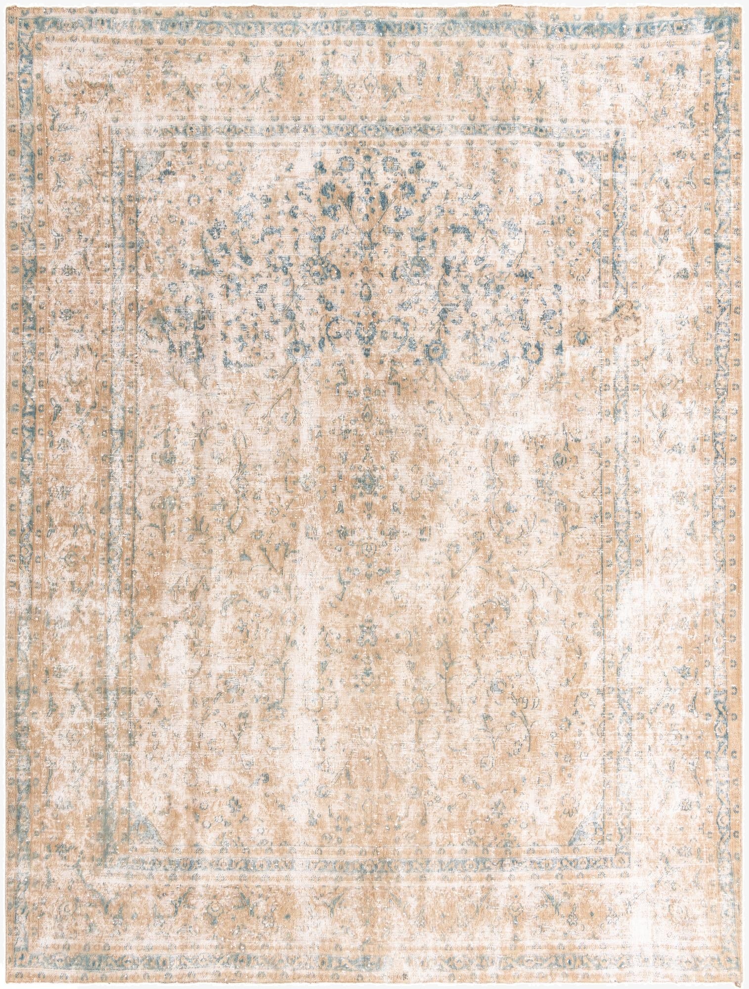 Primary image 9' 3 x 12' 3  Hand Knotted Ultra Vintage Persian Wool Rug