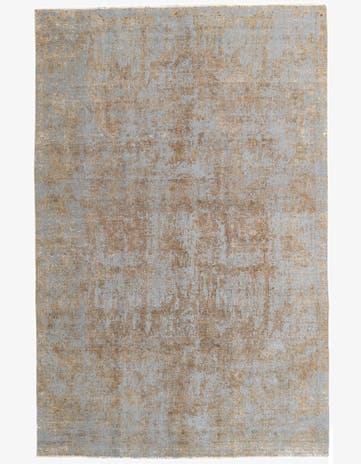 7' x 10' 10 Hand Knotted Ultra Vintage Persian Wool Rug