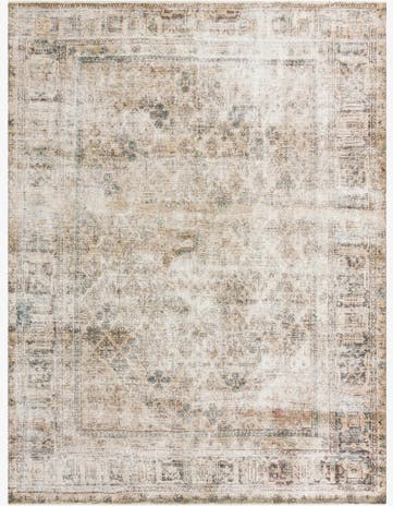 8' 9 x 11' 7 Hand Knotted Ultra Vintage Persian Wool Rug