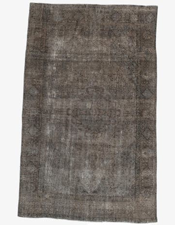 6' x 9' 7 Hand Knotted Ultra Vintage Persian Wool Rug