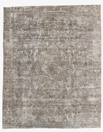 8' x 10' Hand Knotted Ultra Vintage Persian Wool Rug