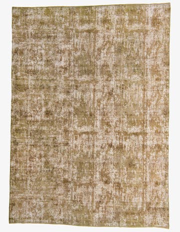 9' 5 x 13' 5 Hand Knotted Ultra Vintage Persian Wool Rug