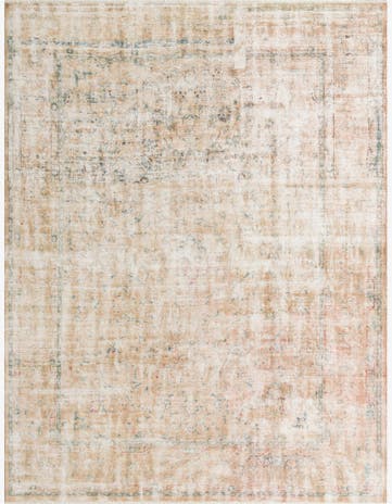 9' 7 x 12' 9 Hand Knotted Ultra Vintage Persian Wool Rug