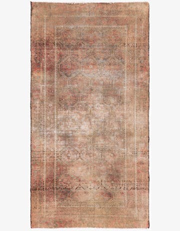 3' x 5' 9 Hand Knotted Ultra Vintage Persian Wool Rug