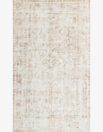 6' 8 x 11' 6 Hand Knotted Ultra Vintage Persian Wool Rug