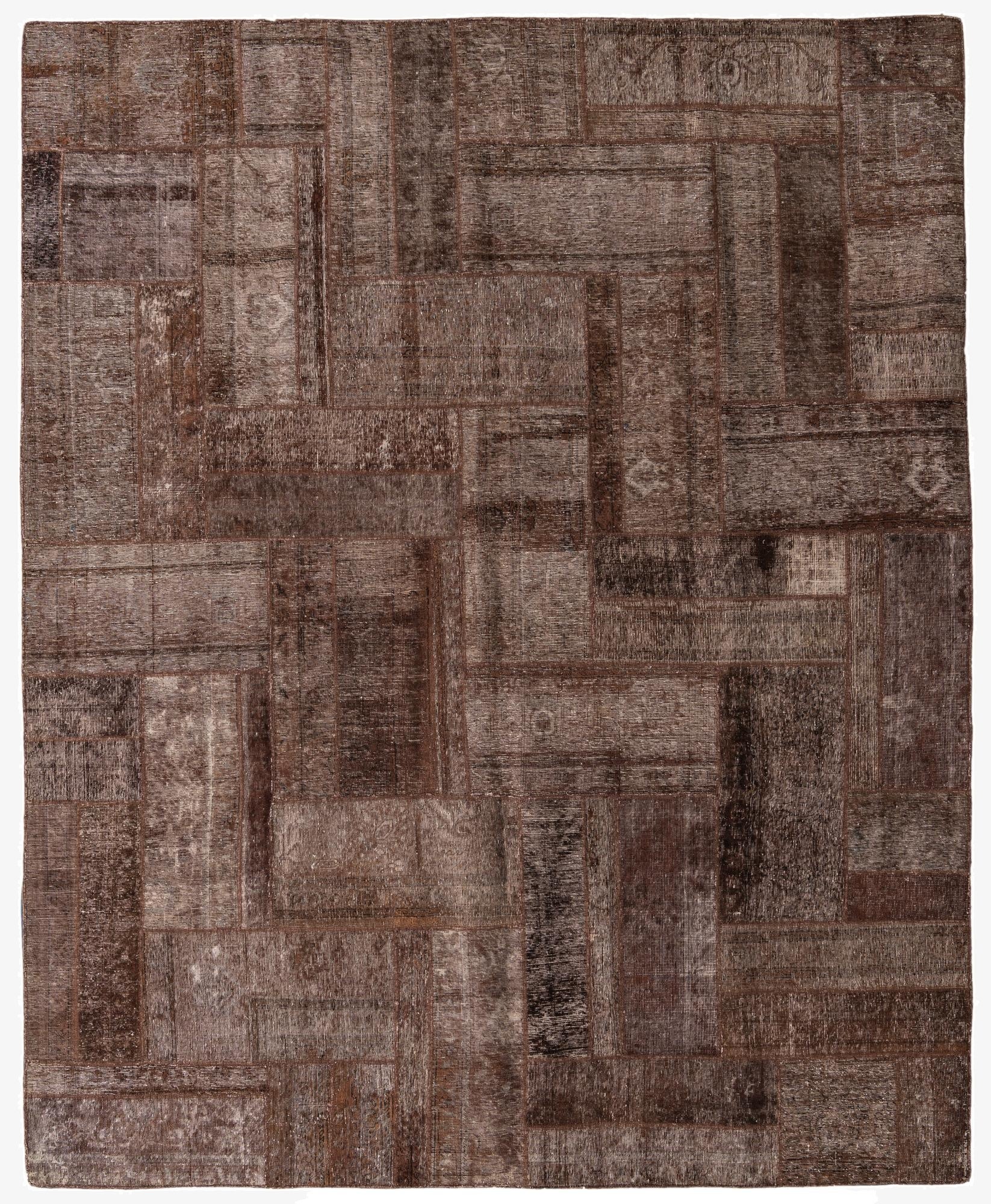 8' 7 x 10' 4  Hand Knotted Ultra Vintage Persian Wool Rug