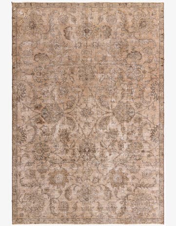 7' 5 x 11' Hand Knotted Ultra Vintage Persian Wool Rug