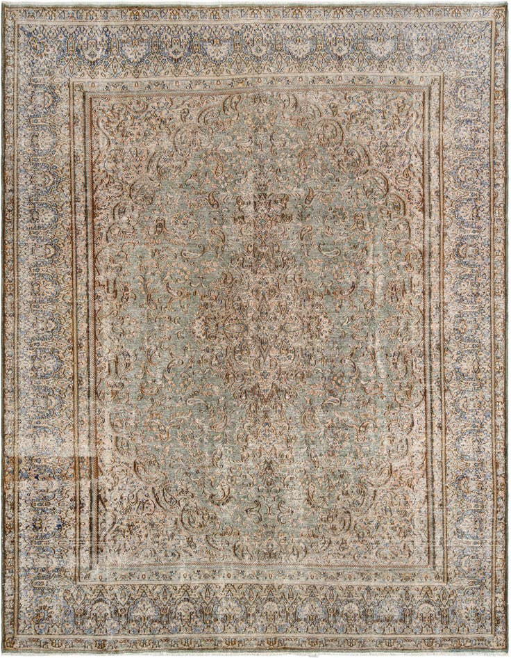 Detail image of 8' 10 x 11' 7 Vintage Royal Wool Rug