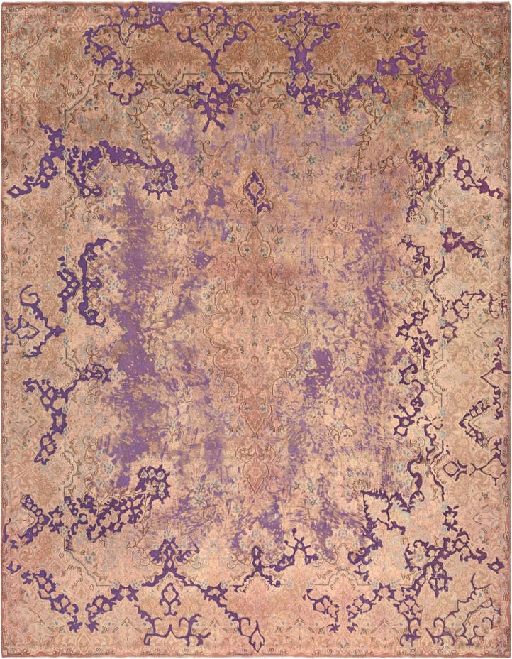  9' 5 x 12' 10 Vintage Royal Wool Rug