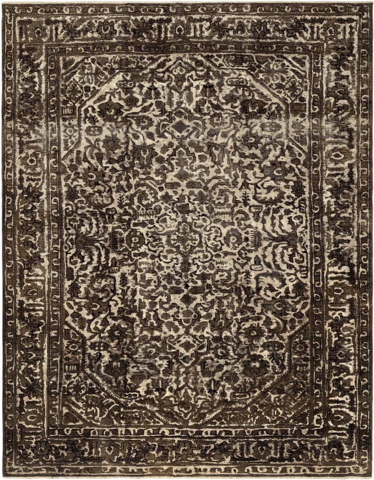 Detail image of 6' 4 x 9' 8 Vintage Royal Wool Rug