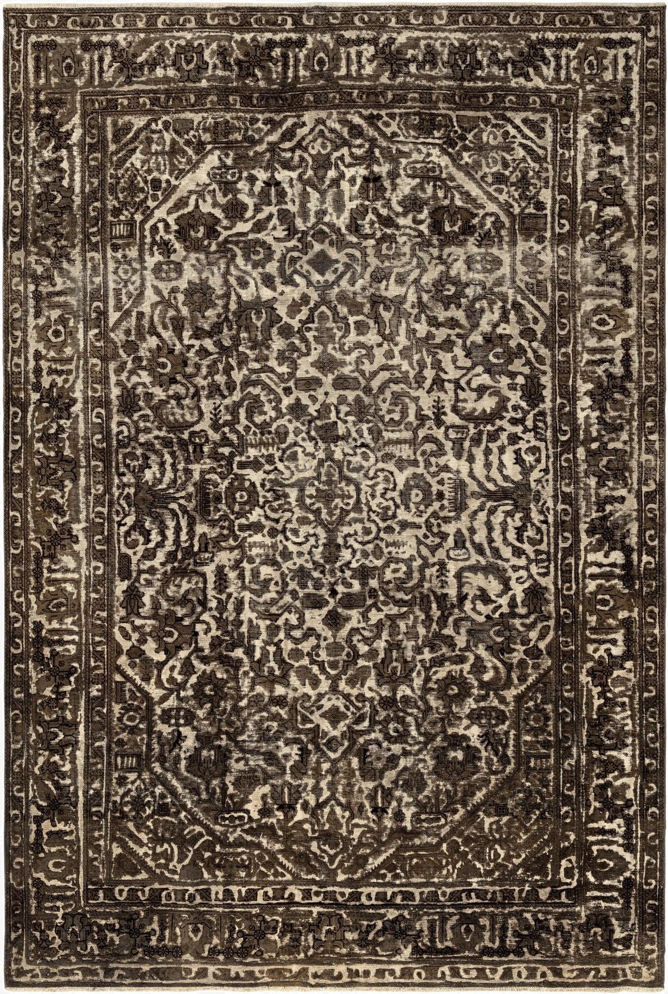 6' 4 x 9' 8 Vintage Royal Wool Rug