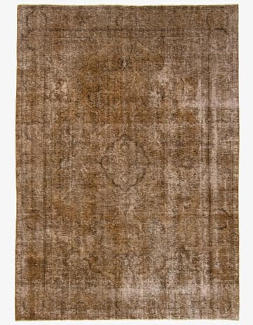 6' 7 x 9' 3 Hand Knotted Vintage Royal Persian Wool Rug