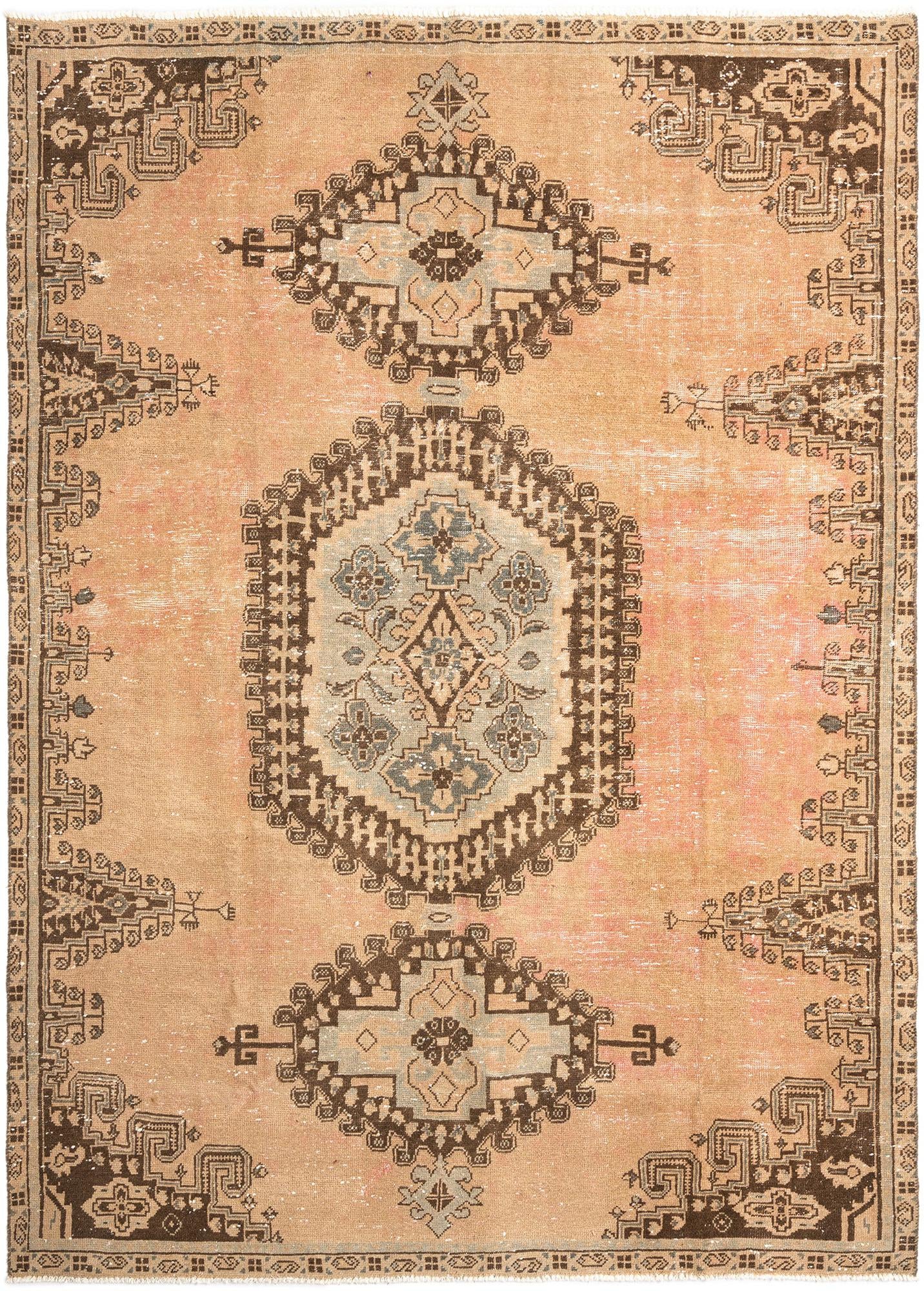 7' x 11' 3 Vintage Wool Rug
