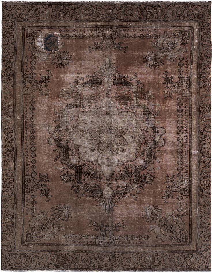 Detail image of 6' 9 x 10' 9 Vintage Wool Rug