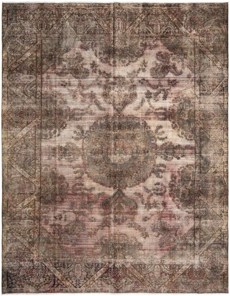 Detail image of 10' 1 x 13' Vintage Wool Rug