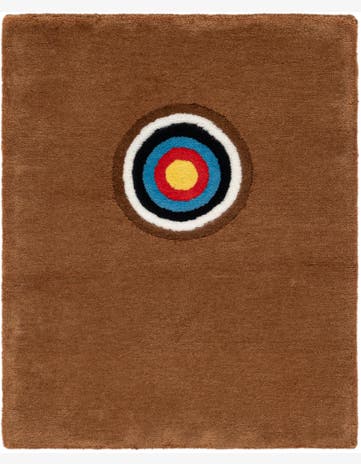 Brown Hand Knotted WM Brown Driver Rug