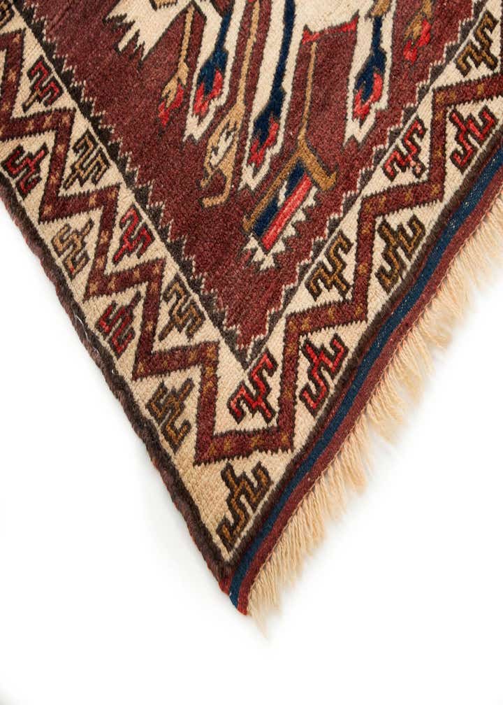 3' 7 x 6' 1 Hand Knotted Yagcibedir Wool Rug