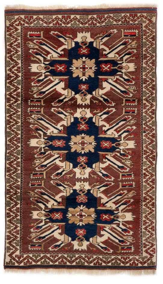 Detail image of 3' 7 x 6' 1 Hand Knotted Yagcibedir Wool Rug
