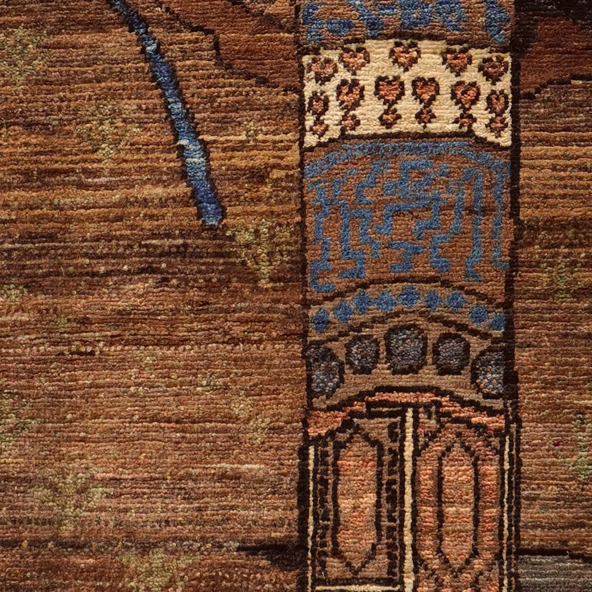 90cm x 140cm Hand Knotted Ziegler Modern Rug