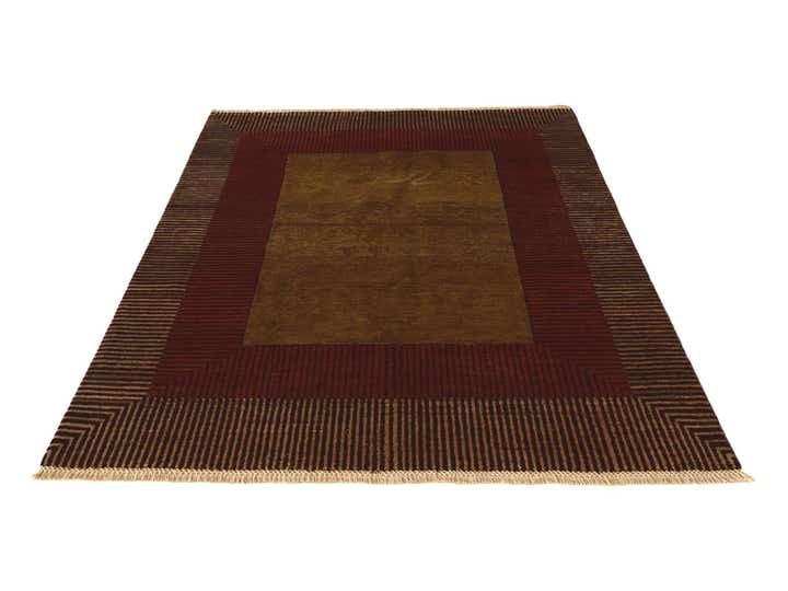 4' 11 x 6' 4 Hand Knotted Ziegler Modern Rug