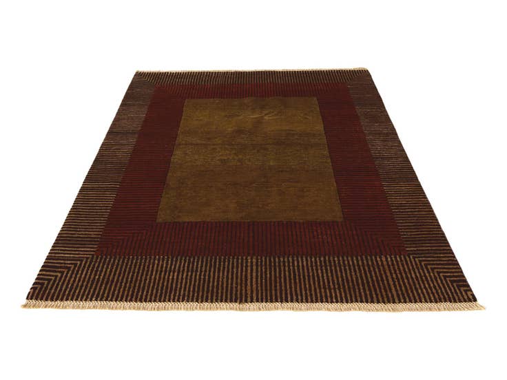 Detail image of 4' 11 x 6' 4 Hand Knotted Ziegler Modern Rug