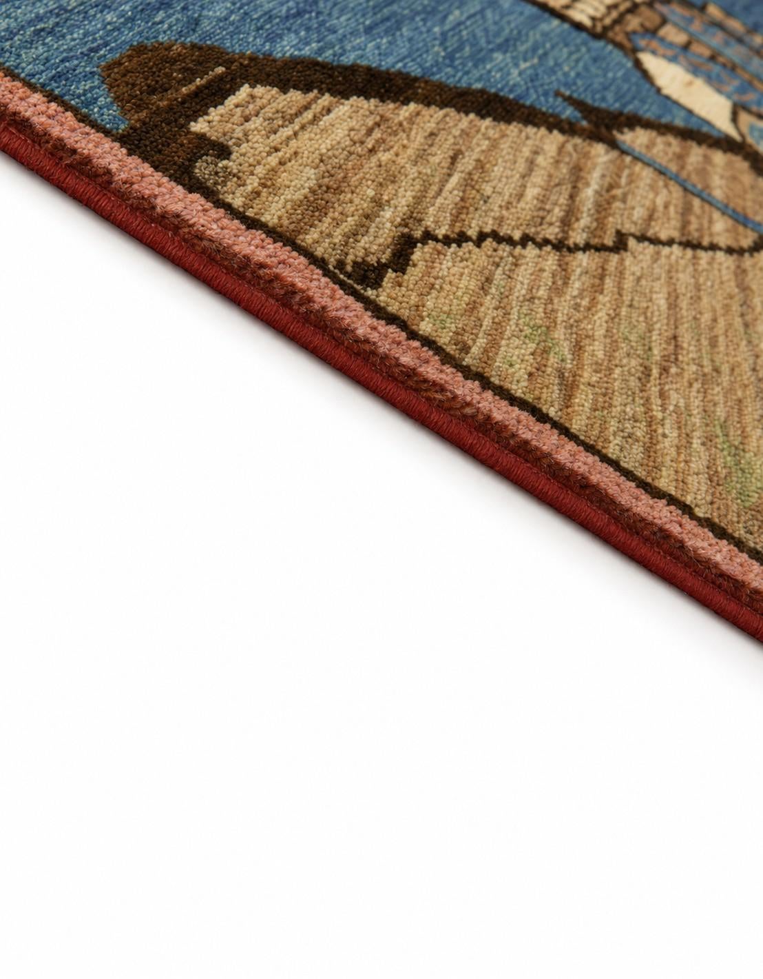 85cm x 140cm Hand Knotted Ziegler Modern Rug