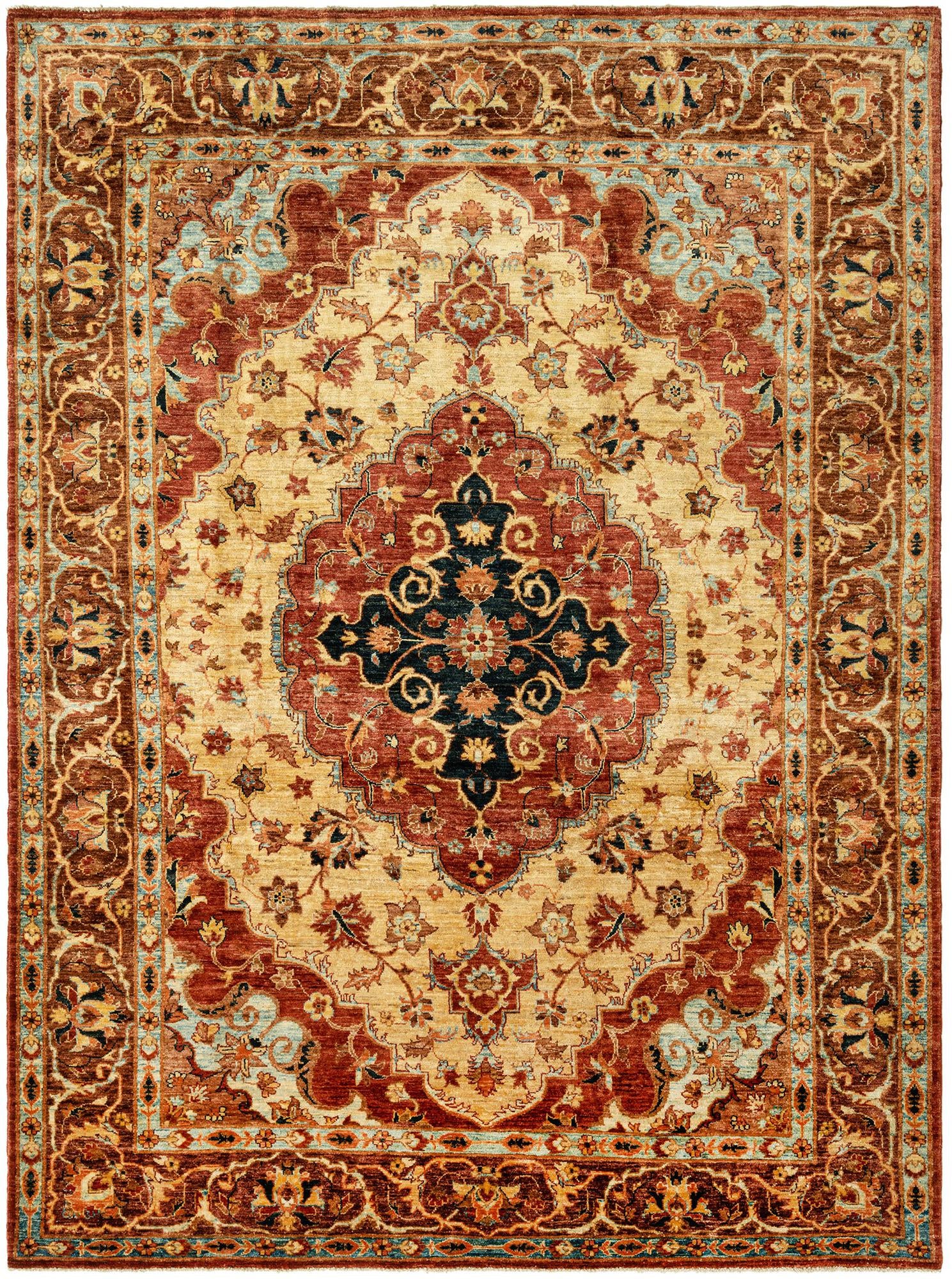 6' 2 x 8' 6 Ziegler Wool Rug